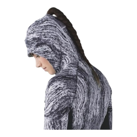 Lululemon Run Beam Hoodie Texture Twist Sz 4 - Picture 3 of 7